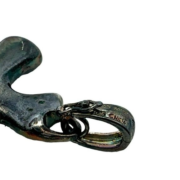 RLM Studio Sterling Silver Puffy Heart Freeform Religious Cross Pendant! 69 - Picture 3 of 6